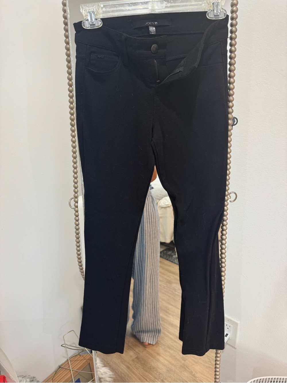 Joe's Jeans Black Stretch Skinny Pants Size 24